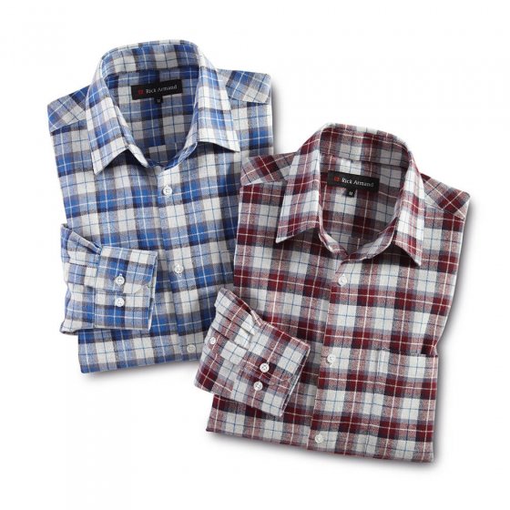 Chemise en flanelle de coton