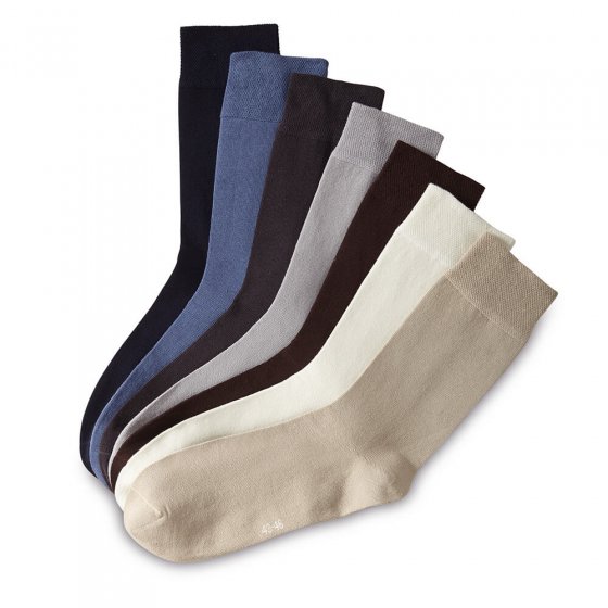 Baumw.-Stretchsocken 7P.,43/46 43/46 | Sortiert