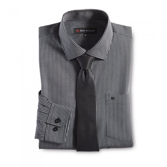 Chemise avec cravate L | Rayuresnoires