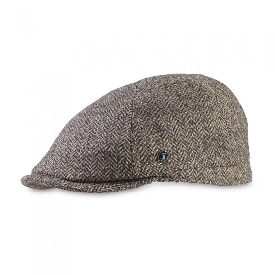 Casquette en tweed Donegal 