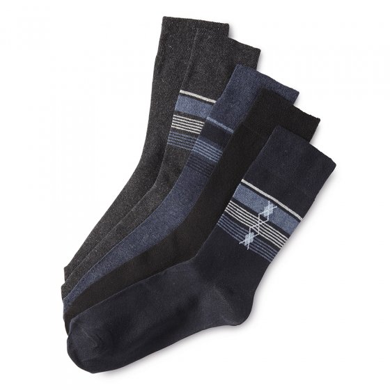 Chaussettes stretch confort Lot de 5  