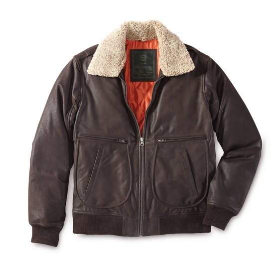 Blouson en cuir nubuck 