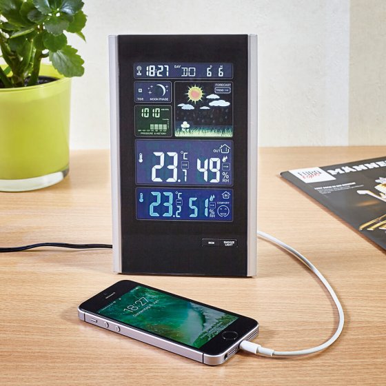 Station météo radiopilotée de luxe