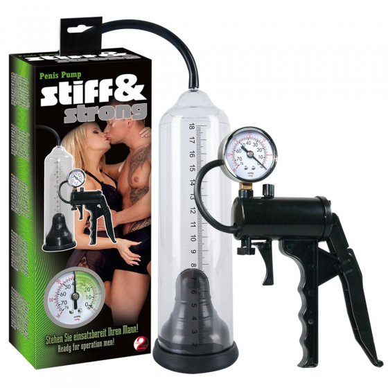 Penispumpe mit Manometer