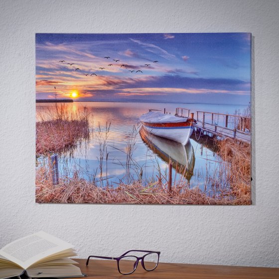 Tableau LED  "Vue sur mer" 