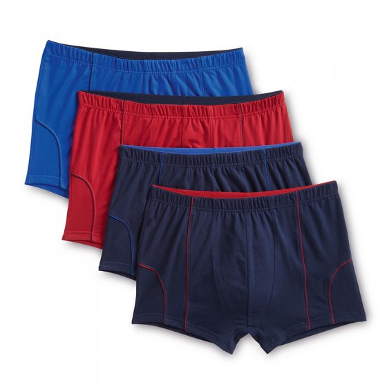 Baumwoll-Retroshorts 4er-Set 