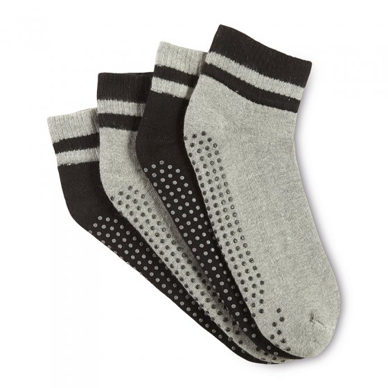 Chaussettes d'intérieur Lot de 4 39/42 | Noir#Gris