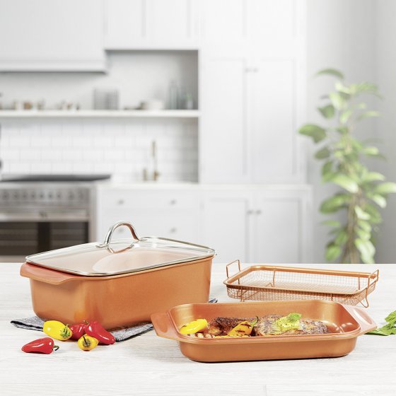 Lot cocotte double  "WonderCooker Deluxe" 