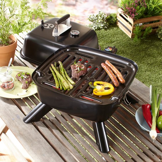 Barbecue hybride portable 