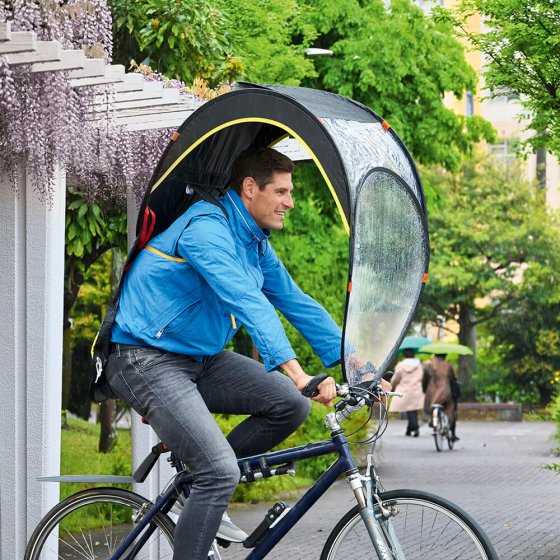 Mobiles Fahrrad-Regendach 