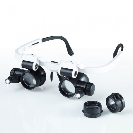 Lunettes loupe avec eclairage EUROtops.ch
