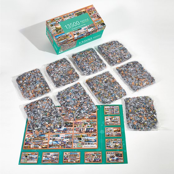 Puzzle 13.500 pièces « Voyage autour du monde » 