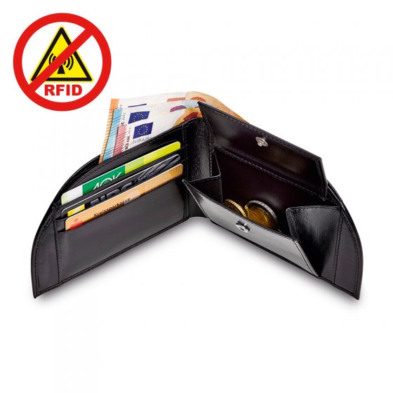 Leder Vordertaschen-Börse 