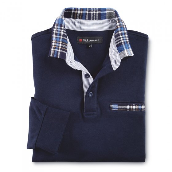 Polo interlock a.contra.,Vert L | Vert