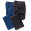 Set:Jeans m.Raffb.Blau+Schw,24 - 1