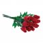 Handgefertigte Rosen aus Gänsefedern 12 Stück - 1