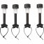 Lot de 4 lampes solaires de rambarde - 1