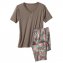 Pyjama mit Blüten-Dessin - 1