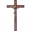 Crucifix plaqué bronze - 1