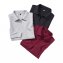 Polos jersey manches longues en lot de 3 - 1