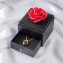 Écrin avec rose éternelle et collier - 1