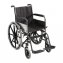 Faltbarer Rollstuhl mit stabilem Stahlrohr-Rahmen