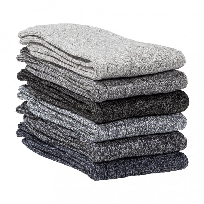 Chaussettes hautes thermiques norvégiennes 6 paires