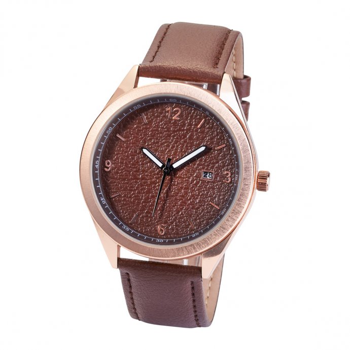 Montre cadran cuir