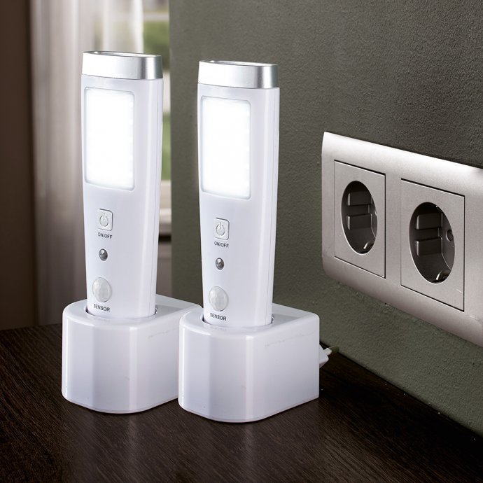 Induktions-LED-Funktionsleuchte 2er-Set