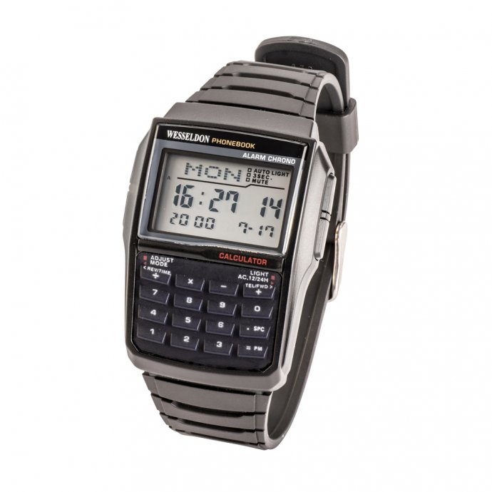 Montre calculette électronique « rétro »