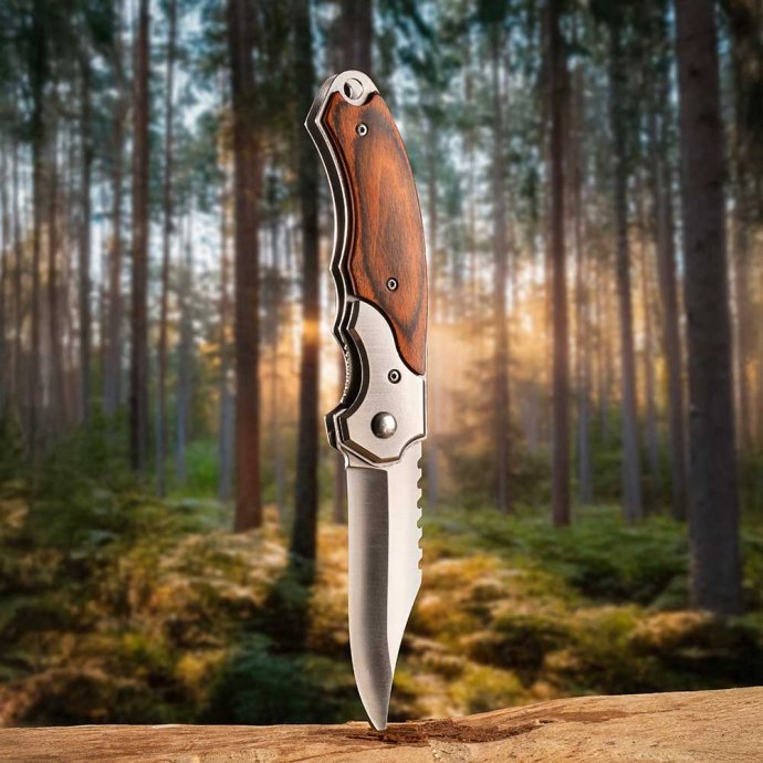 KLAPPMESSER MIT LEUCHTE