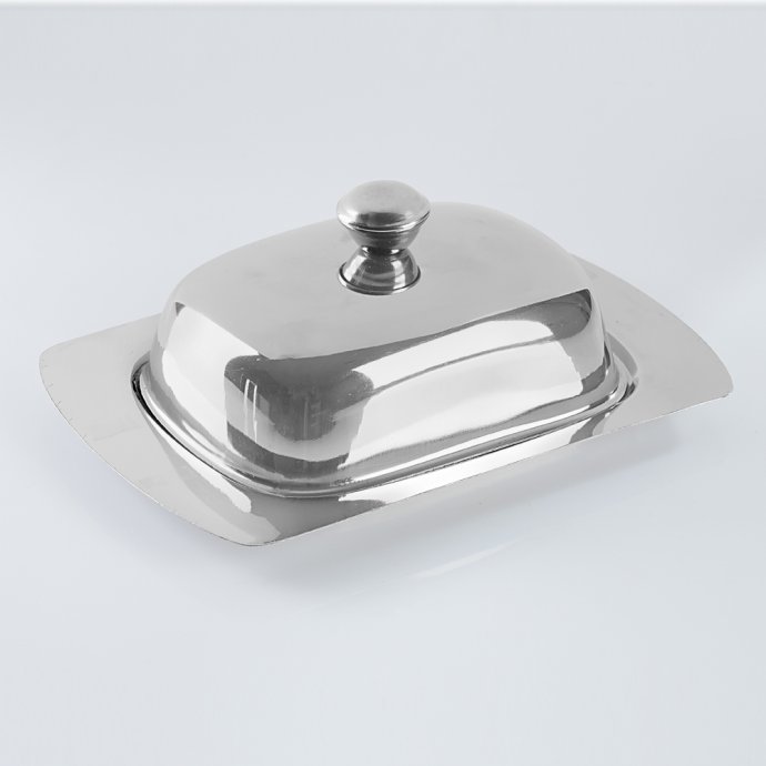 Edelstahl Butterdose