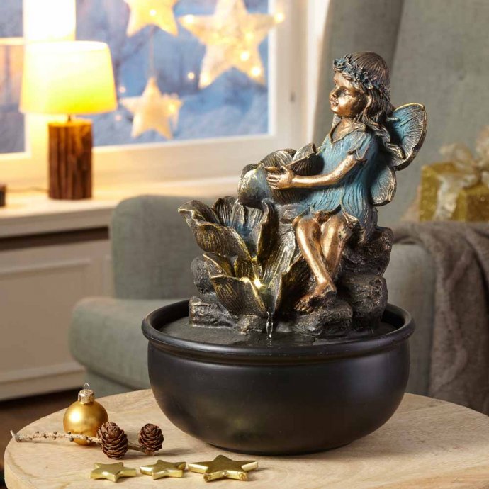 LED Zimmerbrunnen "Engel"