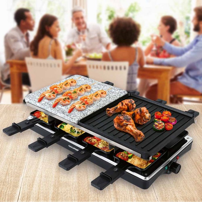 Raclette-Grill mit Naturstein