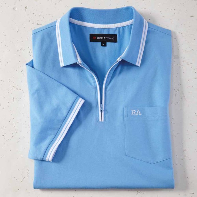 Chemise zippée en jersey