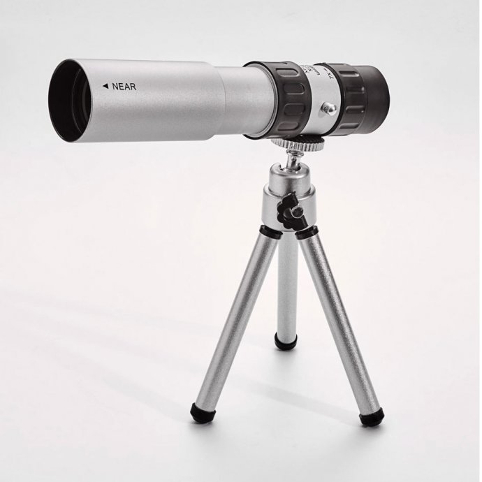 Monokular mit Zoom und Stativ