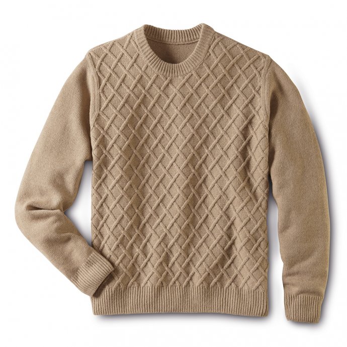 Eleganter Strukturpullover