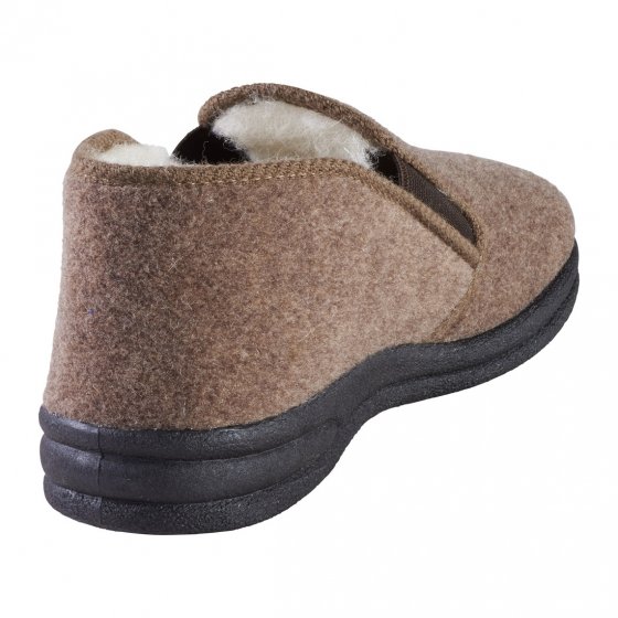 Lammwoll-Pantoffel,Gr.37 37 | Beige