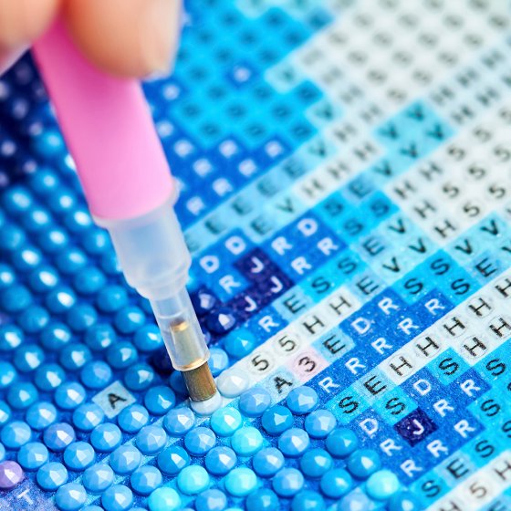 Diamant-Malerei, Sonnenblume 