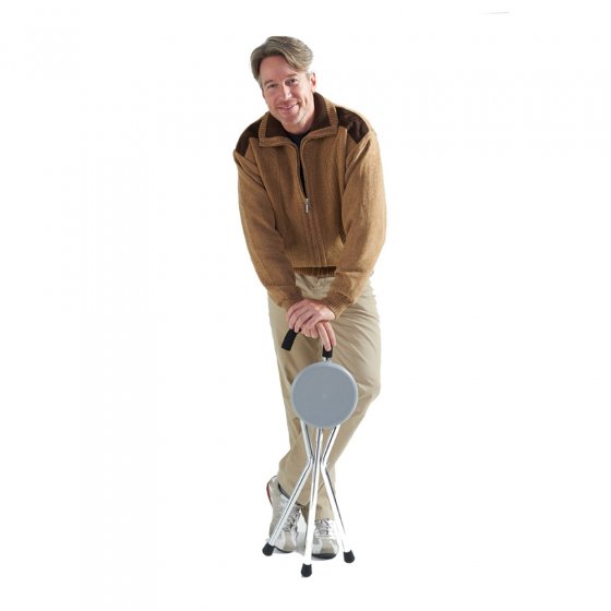 Gehstock mit Sitzfläche