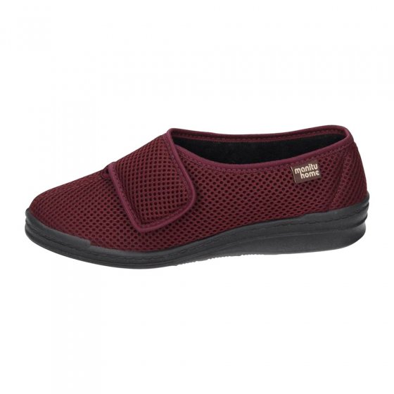 Damen-Kletthausschuh,rot, 39 39 | Rot
