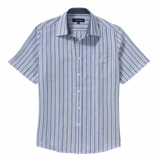 Chemise Jacquard 3XL (47/48) | Bleu