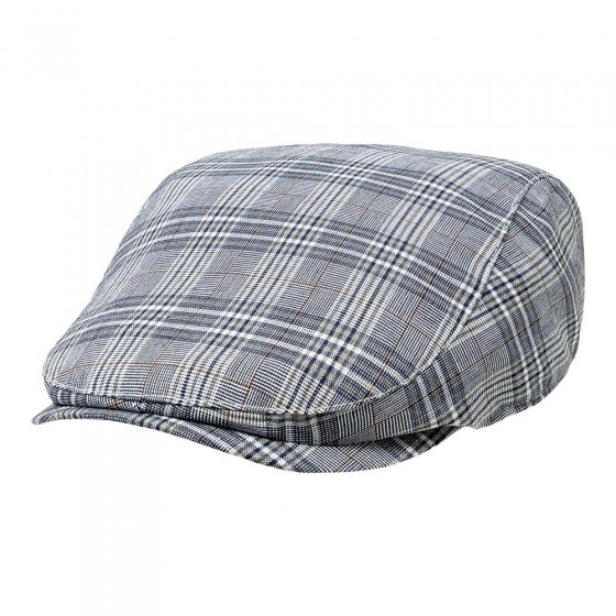 Casquette en coton et lin mélangés 