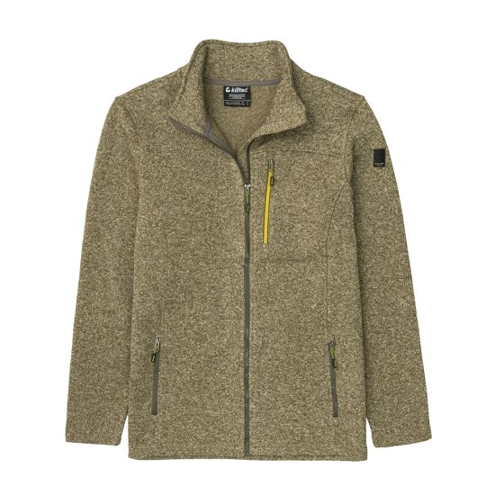 Herren Strickfleecejacke 