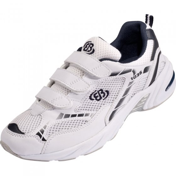 Sportschuh mit Klettver.,weiss 46 | Weiß