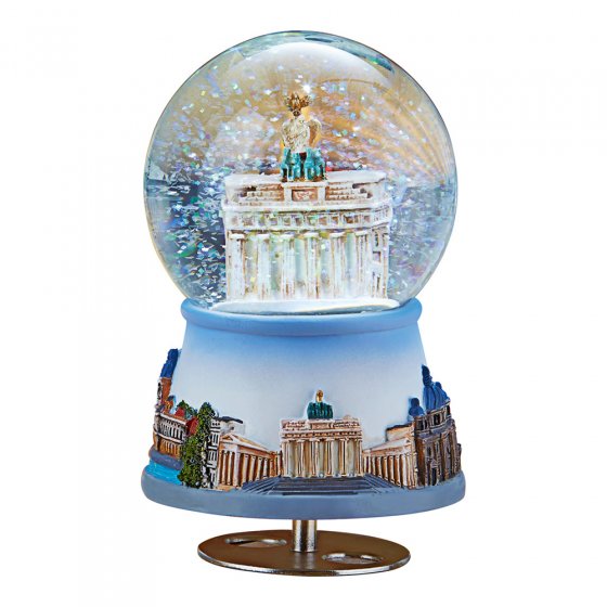 Schneekugel-Spieluhr „Brandenburger Tor"