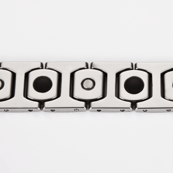 Wolfram Armband mit Magneten 