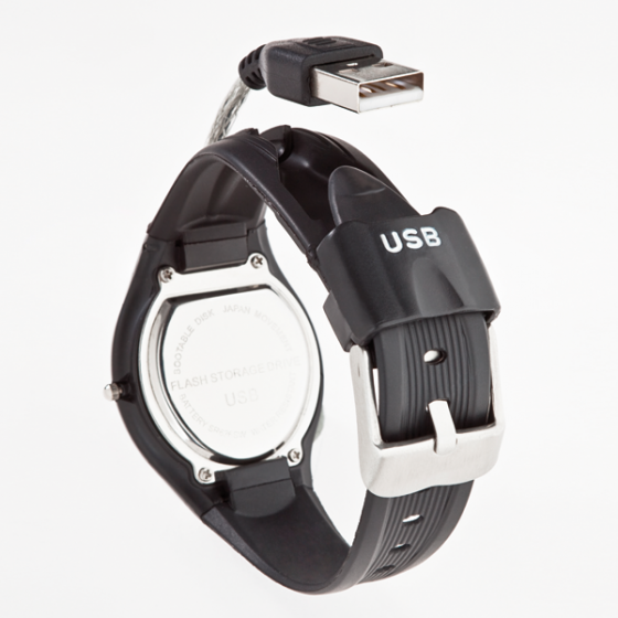 Armbanduhr mit USB-Speicher 