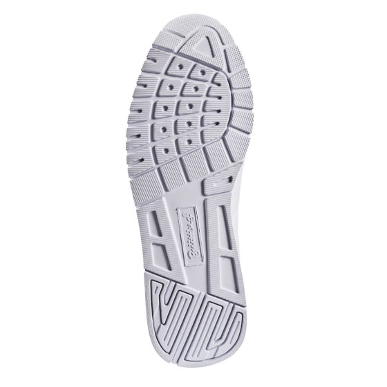 Ledersportschuh mit Klettverschluss 47 | Weiß