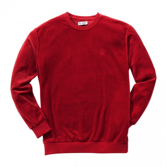 Pull homme en velours ras 